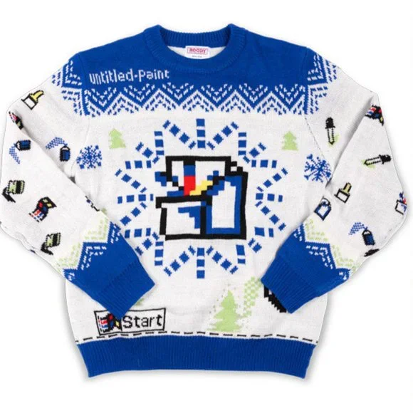 Microsoft Sweaters Microsoft Ugly Windows Sweaters Medium New